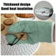 thumbnail image 5 of Manoplas de Cocina Resistentes Al Calor y Antiescaldaduras | Guantes Aislantes a Rayas para Hornear, Cocinar y Usar En Microondas | Juego de 1 Pieza En Verde, Azul o Marrón, 5 of 6