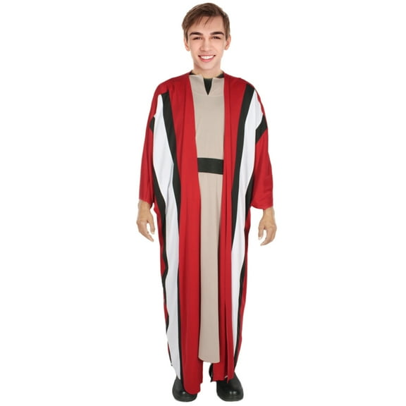 HPO Adult Men's Biblical Moses Religious Scary Halloween Costumes | Red White Cosplay, Festival Costume