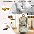 thumbnail image 4 of TSOVTHRID Hummingbird Petunia Flower Print Recliner Chair Covers Lazy Boy Recliner Cover Non-Slip Soft Recliner Slipcovers Sofa Covers Washable Furniture Protector with Elastic Strap for Dog, 4 of 7