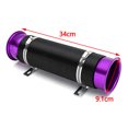 thumbnail image 2 of 3'' 76mm Flexible Car Cold Air Intake Hose Filter Pipe Telescopic Tube Purple, 2 of 5