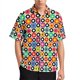 thumbnail image 4 of Blusas con gráficos de flores coloridas para hombres, ropa con estampado floral 3D brillante, camisas de playa, estética de vacaciones, Y2k, camisetas de manga corta para niños, 4 of 4