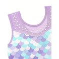 thumbnail image 4 of WIBACKER Leotards for Girls Gymnastics Toddler Dance Biketards Mermaid Athletic Dance Wear Shiny Outfits Kids, 4 of 11