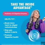 Digestive Advantage Gas Defense Probiotics For Women And Men, Digestive Enzymes For Gut Health, 32 Capsules