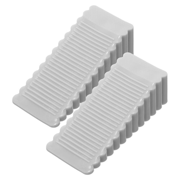 Hemoton 2pcs Door Stopper Silent Door Stop Door Wedge Silicone Triangle Door Stopper