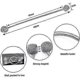 thumbnail image 2 of Magnetic Curtain Tieback Magnetic Braiding Curtains Buckle (Black), 2 of 5