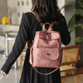 thumbnail image 3 of Mochila Antirrobo De Cuero Sintético Impermeable Para Mujer Rosa Malubero Malu1004, 3 of 3