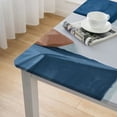 thumbnail image 4 of Wuche Square Fitted Table Cloths Modern Abstract Boho Style white, 4 of 7