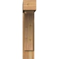 thumbnail image 2 of Ekena Millwork 8"W x 34"D x 38"H Thorton Block Rough Sawn Bracket w/ Offset Brace, Western Red Cedar, 2 of 25