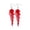 A, variant on Halloween Themed Acrylic Dangle Earrings Red Flame Holiday Jewelry A 1pc