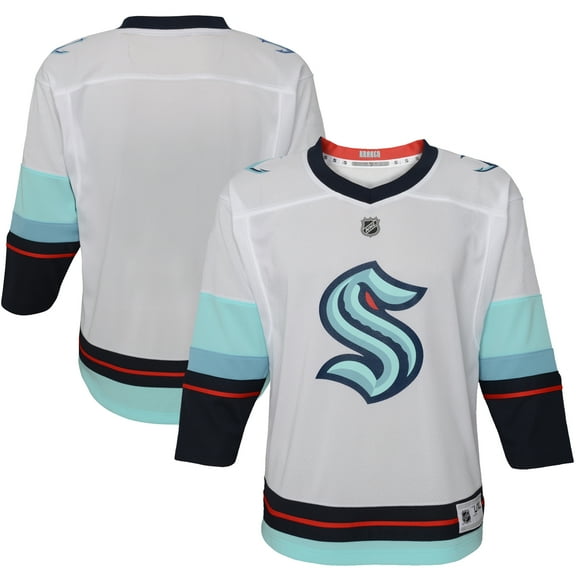 Infant White Seattle Kraken Away Replica Jersey