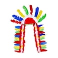 thumbnail image 2 of de plumas American Chief Indian Hat Decoración Banda para el cabello Diadema Headwear para Mardi Gras Stage Party Halloween Dance Show Estilo D Yinane tocado indio, 2 of 8