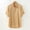 Khaki, variant on Njoeus Men's Athletic Shirts & Tees Men's Tee-Shirts Men's Cotton Linen T-Shirt Shirt, Relaxed Fitting Short Sleeve Beach Shirts Button Comfort Lightweight Casual T-Shirt Top Blouse M-3Xl Summer Tops