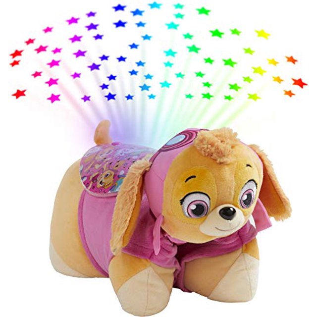 Pillow Pets Paw Patrol Skye Sleeptime Lite, 11" Nickelodeon Stuffed Animal Nightlight