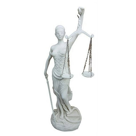 Atlantic Collectibles Greek Goddess Of Justice La Justica Dike Decorative Figurine 10"H