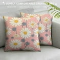 thumbnail image 3 of GOSMITH  Camellia Pattern Square Pillow Covers,Couch Decorative Throw Pillow Covers Indoor/Outdoor Pillows Shells, 3 of 5