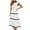 White—Clearance, variant on Fartey Midi Dresses for Women Summer Casual Short Sleeve Smocked Dress 2025 High Waist Ruffle Tiered Flowy Sundresses Fashion Colorblock Dress Light Blue S