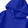 thumbnail image 7 of Resicozy Oversized Casual Sweatshirt for Men Solid Color Hoodies Long Sleeve Pullover Athletic Classic Hooded Sweatshirts Comfy Royal Blue 2XL, 7 of 7