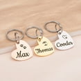 thumbnail image 2 of Anavia Stainless Steel & Metal Heart Cute Girl Birthday, Holiday & Christmas Engraved Dog ID Tag, Gold, L, 2 of 14