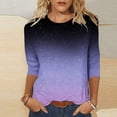 thumbnail image 2 of Blouses for Women Casual Clearance Peplum Sweatshirt for Women Summer Slim Round Neck Long Sleeve Sweatshirt, 2 of 5