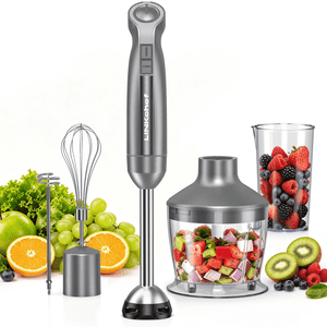 LINKChef 1000W 5-in-1 Immersion Blender, Stainless Steel