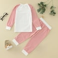 thumbnail image 7 of NIEWTR Infant Girl Fall-Winter Outfits Pants or Skirt Sets Long Sleeve Checke Pattern Contrast Color Lapel Button Shirt Tops Elastic Pants or Skirt 2PCS Set, 7 of 7