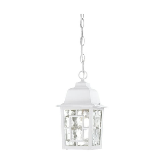 Nuvo 60-4931 - Banyan - 1 Light - 11" Outdoor Hanging W/ Clear Water Glass