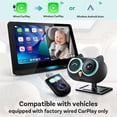 thumbnail image 6 of Ottocast Baby Car Camera Displaying on Car Screen,Built-in Wireless CarPlay Cabin Care Car Adapter, 1080P Clear No-Glow Night Vision,Split-Screen Navigation,150°Wide Angle, 6 of 15