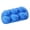 Blue, variant on 6-Grid Silicone Fondant Egg Shaped Mold Easter Egg Mold Set Baking Mold for Cake Decoration(Red)