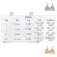thumbnail image 3 of Bras for Women, Women Soft Backless Underwear Push Up Bra Comfort Wireless Black XXL, 3 of 3