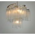 thumbnail image 3 of Maxim 39575WFLGS 25 in. Victoria 7 Light Golden Silver Single Pendant Ceiling Light, 3 of 8