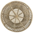 thumbnail image 4 of SAFAVIEH Grimson Round Large Bowed Wicker Coffee Table, Grey White Wash, 4 of 6
