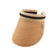 thumbnail image 5 of Sombrero para El sol Qarigey gorras tejidas con clip visera transpirable caqui 2piezas, 5 of 6
