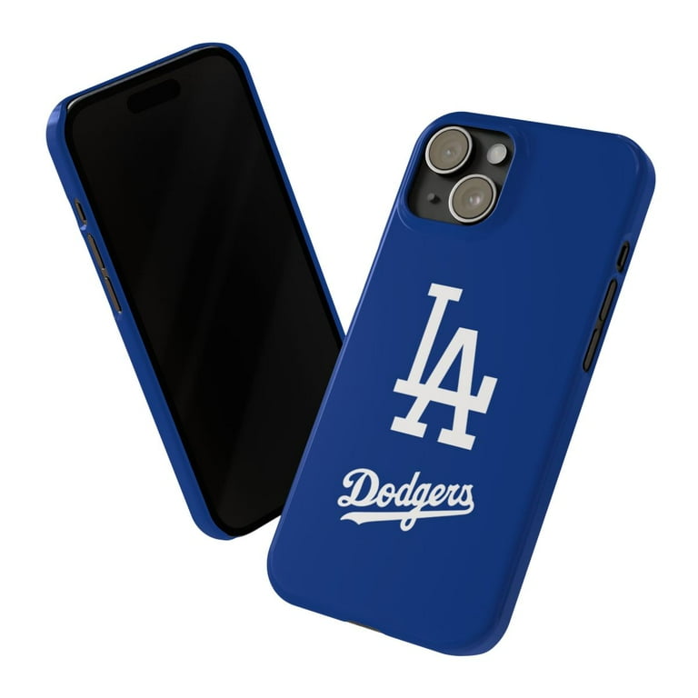 iPhone Slim Case Dodgers Logo Los Angeles American Baseball Blue