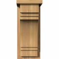 thumbnail image 2 of 7 1/2"W x 10"D x 18"H Pescadero Smooth Corbel w/Backplate, Western Red Cedar, 2 of 9