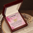 thumbnail image 6 of To Granddaughter Birthday Message Inseparable Necklace, 6 of 20