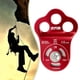thumbnail image 1 of Polea simple de escalada de 30 kN, polea pequeña de agujeros para montañismo, travesía, transporte y equipo de trabajo en altura para arboristas., 1 of 8