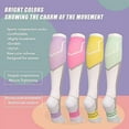 thumbnail image 4 of Compression Socks Gift compatible Women 20-30mmhg, Knee High Gift compatible Better Blood Flow, Swelling Best Gift compatible Running, Travel, 4 of 5