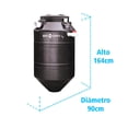 thumbnail image 2 of Biodigestor Biohidro IUSA 600 Litros con Salidas Sistema de Tratamiento de Aguas Residuales, 2 of 2