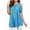 Sky blue, variant on YouLoveIt Womens Cold Shoulder Short Sleeve Tunic Top Short Sleeve Clothing Round Neck Cold Shoulder Tee Shirt Blouse Plus Size Cold Shoulder Tee Shirt Blouse