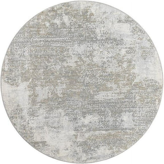 Surya Modern Brunswick Polyester 5'3" Round Area Rugs BWK2332-53RD