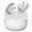 White, variant on Clip-On Earbuds - Open Ear Headset Secure Comfort for Sports, Water Resistant, Wireless Bluetooth Earclip Earphone with Built-in Battery Charging Case