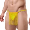 thumbnail image 3 of Men's Boxer Briefs Men Underwear Briefs Mens Comfort Pouch Underwear Men Microfiber Bottoms Out Brief Medium Groomsmen Mens Insert Here D Comfort Men' Yellow One Size, 3 of 3