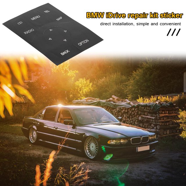 Calcomanías de repuesto para Kit de reparación iDrive para 3 Series 5 Series Auto Styling
