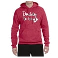 thumbnail image 2 of Wild Bobby, Daddy to Be Pregnancy Reveal Gift Parents to Be, Pop Culture, Unisex Graphic Hoodie Sweatshirt, Vintage Heather Red, X-Large, 2 of 3