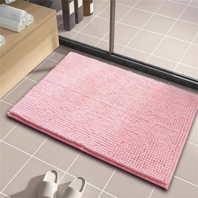 SuChun Kitchen Rug Bathroom Rugs Extra Soft Absorbent Bath Rugs Non Slip Dry Quickly Machine Washable Bath Mats For Bathroom Floor Tub And Shower Grey