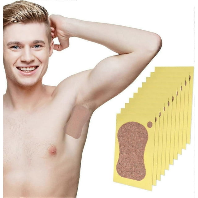 10Pcs Underarm Sweat Pads, Invisible Self-adhesive Cotton Armpit Antiperspirant Sticker Disposable Anti Perspiration Absorbent Deodorant