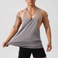 thumbnail image 6 of RongHuan Tank Top for Men Crew Neck Sleeveless Tee Shirts Casual Workout Tops Summer Loose Sports Tshirt, 6 of 7