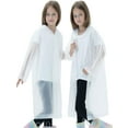 thumbnail image 3 of Lot de 2 Imperméables pour Enfants, Ponchos de Pluie Réutilisables avec Capuchon et Manches Imperméables, 3 of 5