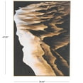 thumbnail image 3 of 36" x 47" Ombre Textured Abstract Framed Wall Art with Brown and Cream Accents, by DecMode, 3 of 9