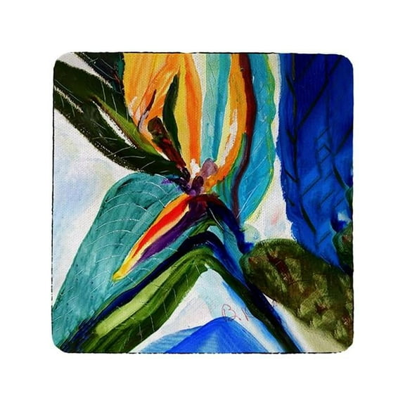 Betsydrake CT1161 Teal Paradise Coaster - Set of 4
